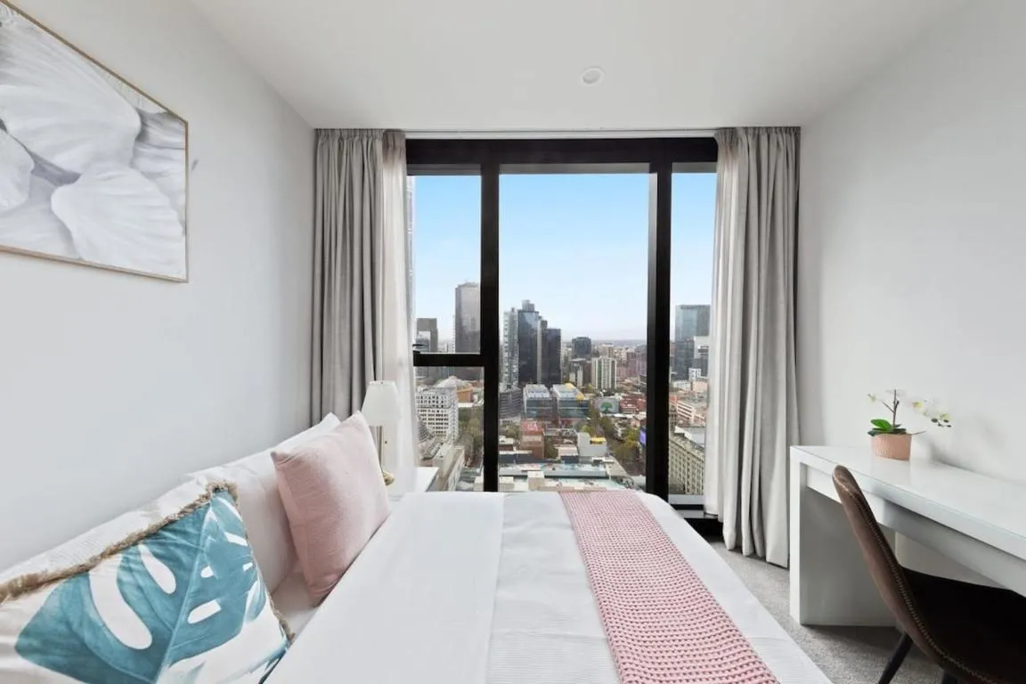Image of A Chic 2BR Apt Near Melbourne CBD w FREE Parking