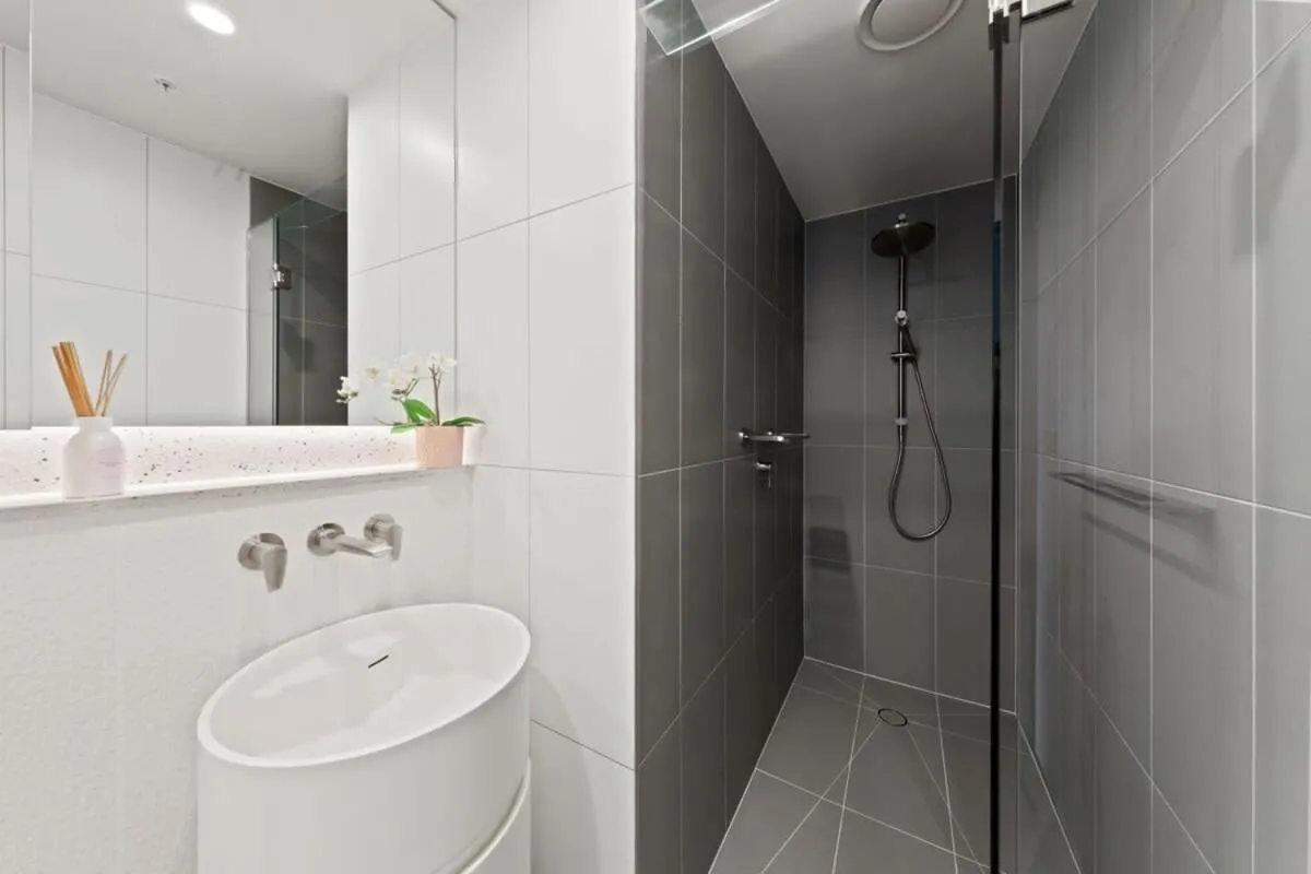 Image 2 of A Chic 2BR Apt Near Melbourne CBD w FREE Parking
