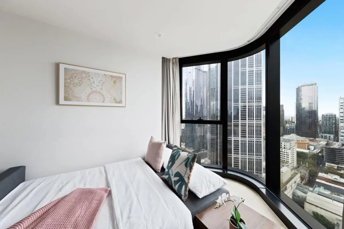 Image 1 of A Chic 2BR Apt Near Melbourne CBD w FREE Parking
