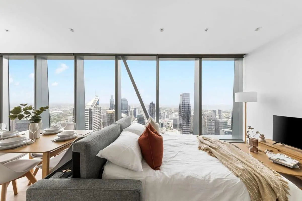 Image 1 of A Chic 2BR Apt with Panoramic Views FREE Parking