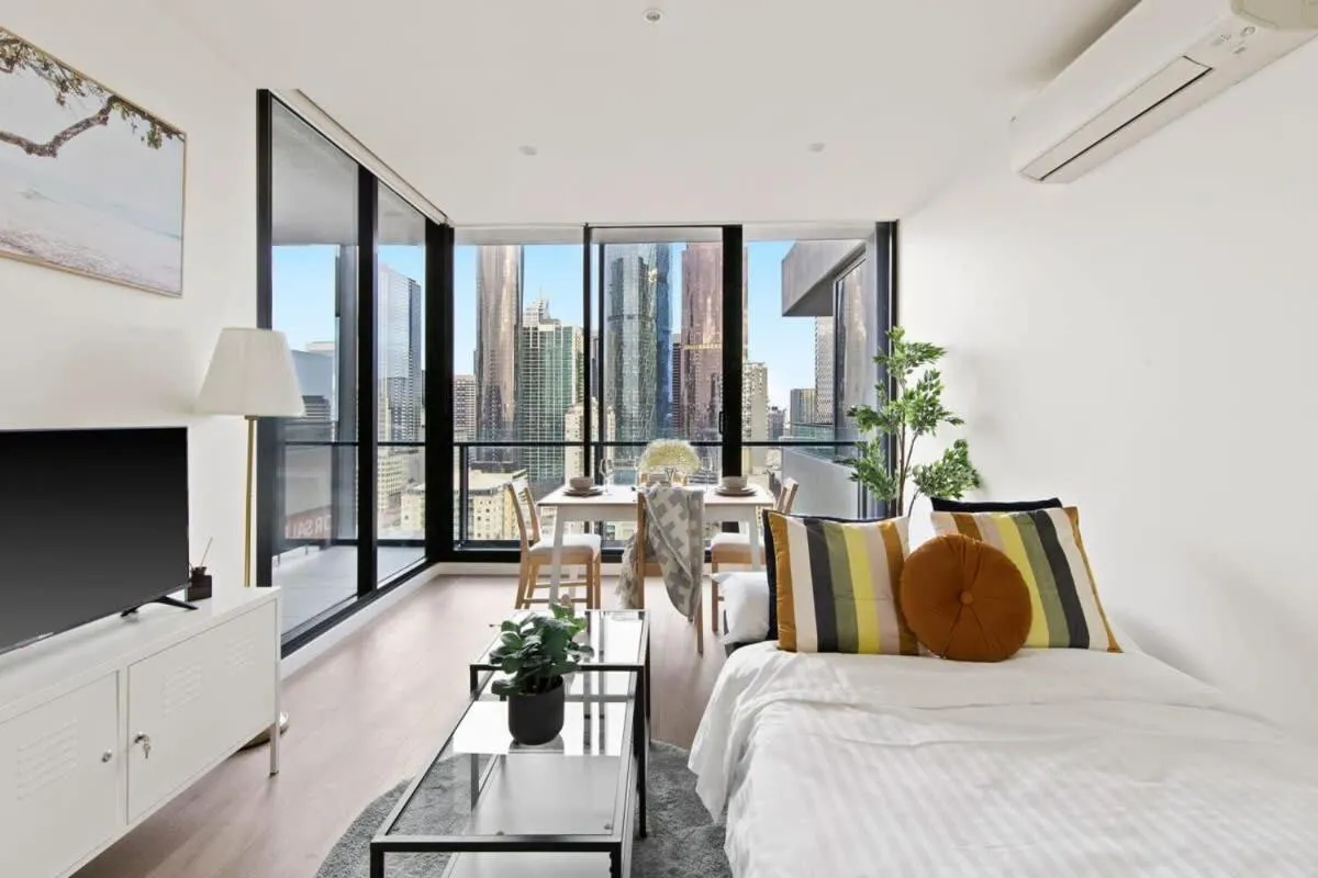 Image 1 of A Modern Apt Near Southern Cross with City Views