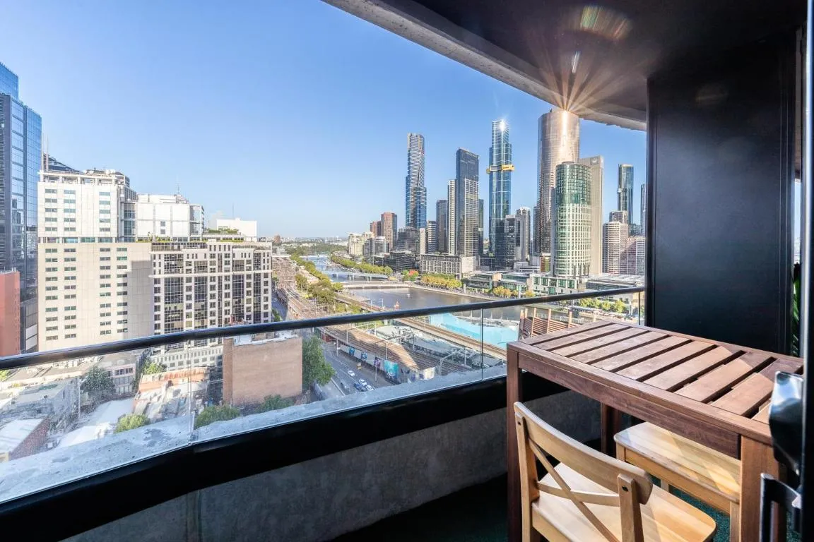 Image of Aura2107, 2 Bedroom Apartment with Balcony, Stunning Yarra River and City Views