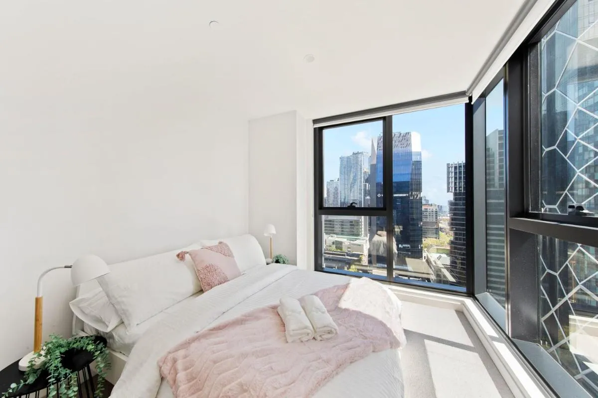 Image 1 of Comfy 2BR Apt Next to Melbourne Central City Views