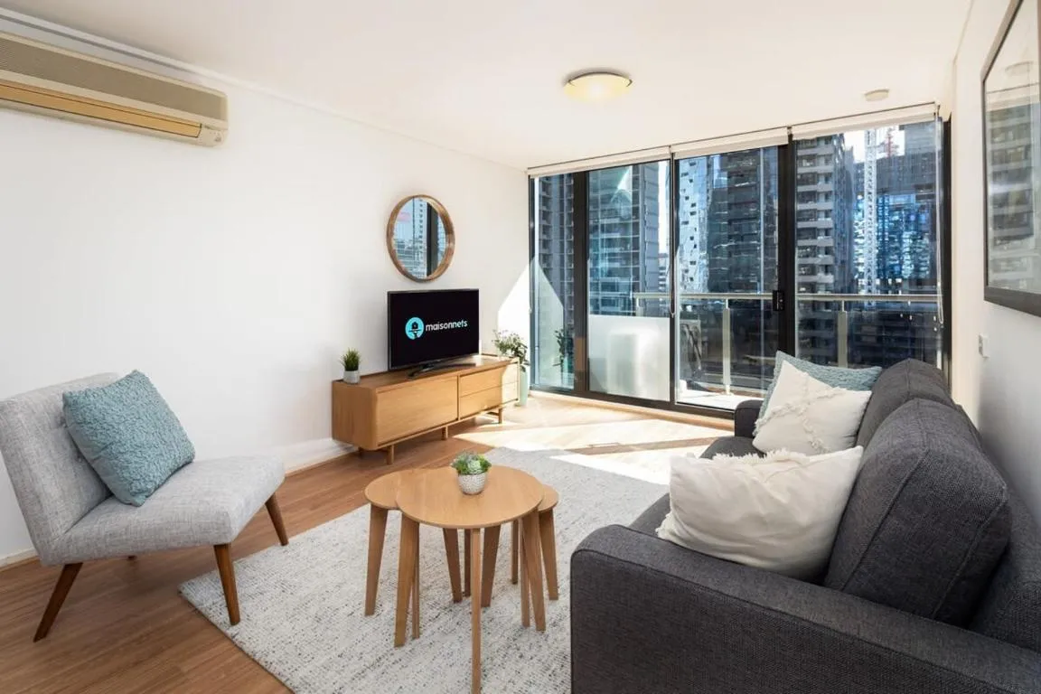 Image of Melbourne CBD Apt With A C Balcony & Pool