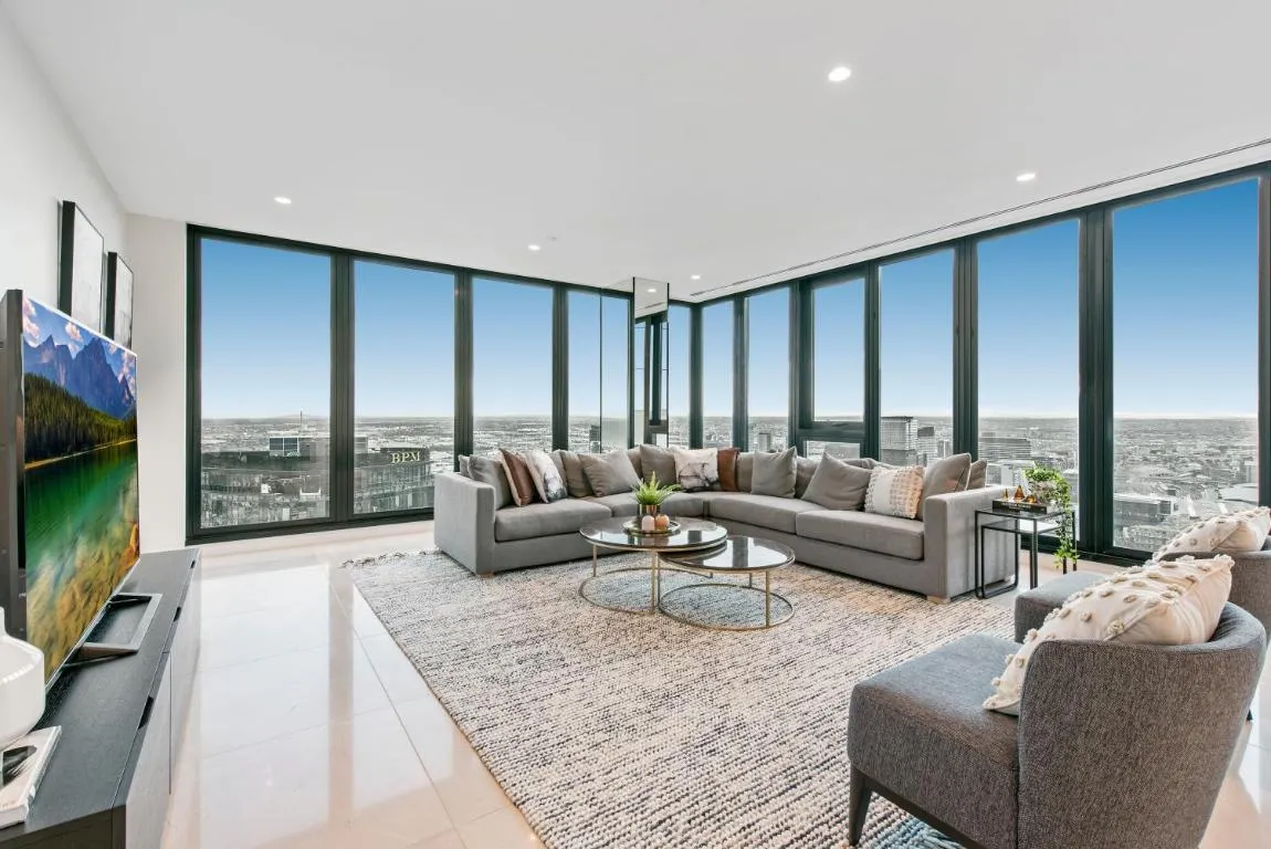 Image of Melbourne City Apartments Panoramic Skyview Penthouse
