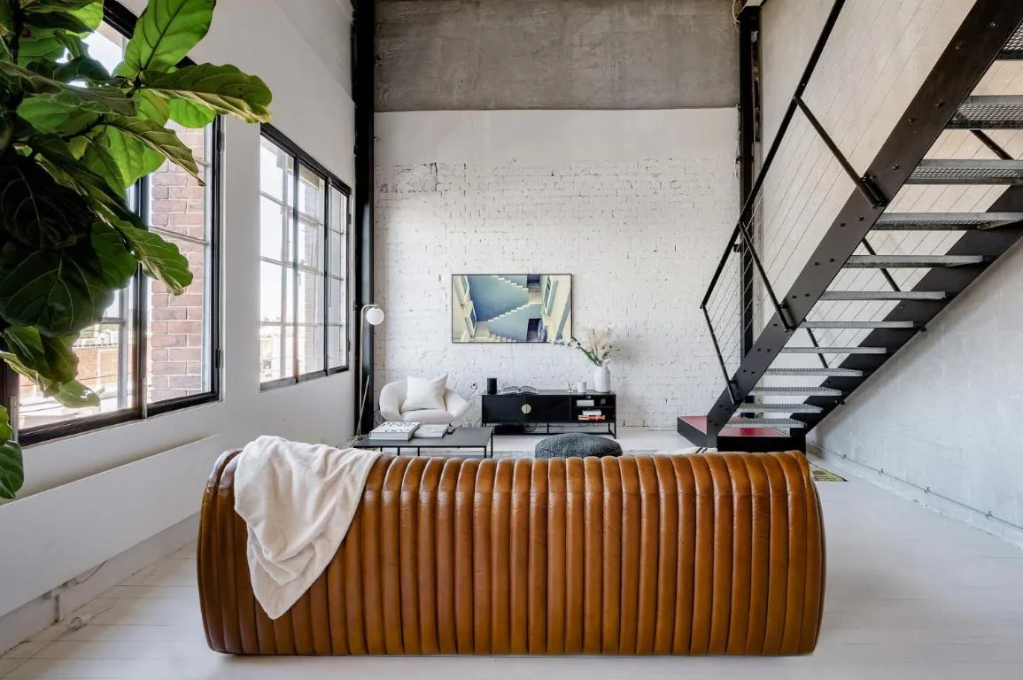 Image of New York Converted Warehouse Apartment in Richmond