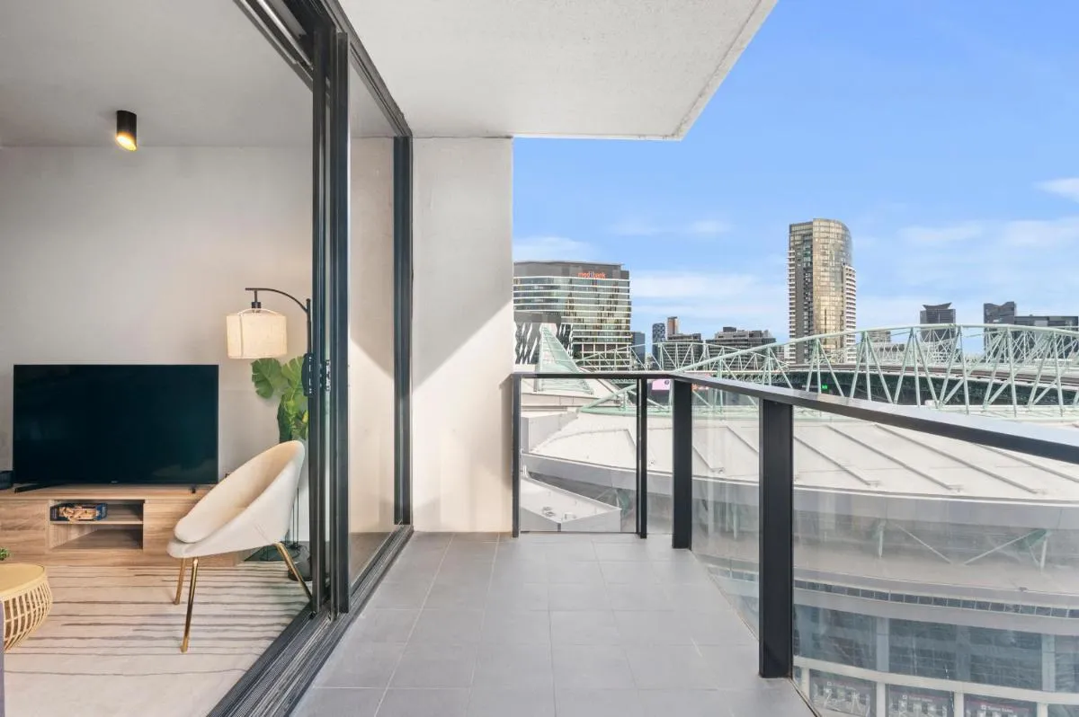 Image 6 of Rooftop Pool 2BR Apt at Marvel Stadium with Free Parking