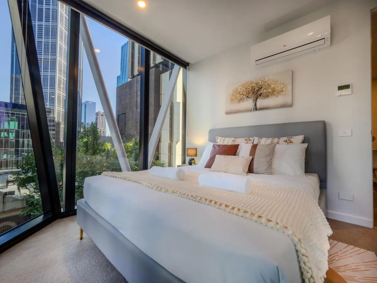 Image 1 of Stylish 2br1ba Apartment Mel Pool Gym Wifi