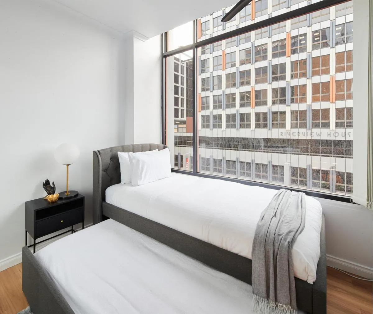 Image 6 of 2BR – Large balcony facing Flinders Street Station