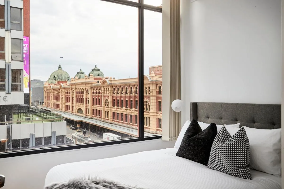 Image 1 of 2BR – Large balcony facing Flinders Street Station