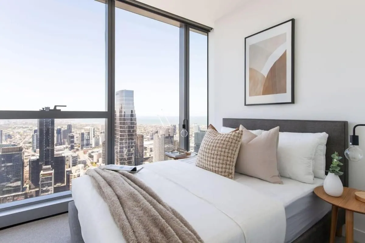 Image 1 of A 2BR Apt with Stunning City Views FREE Parking