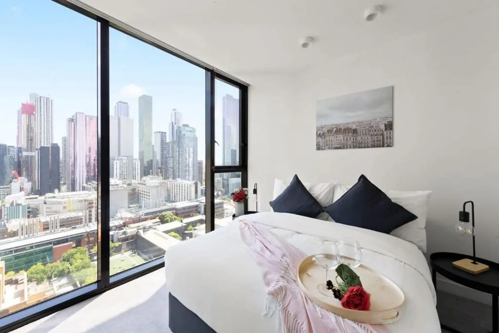 Image of A Cozy 2BR Apt Near Melbourne Central City Views