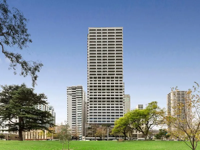 Image 1 of Breathtaking Views at Spacious Apartment in Melbourne CBD with Gym