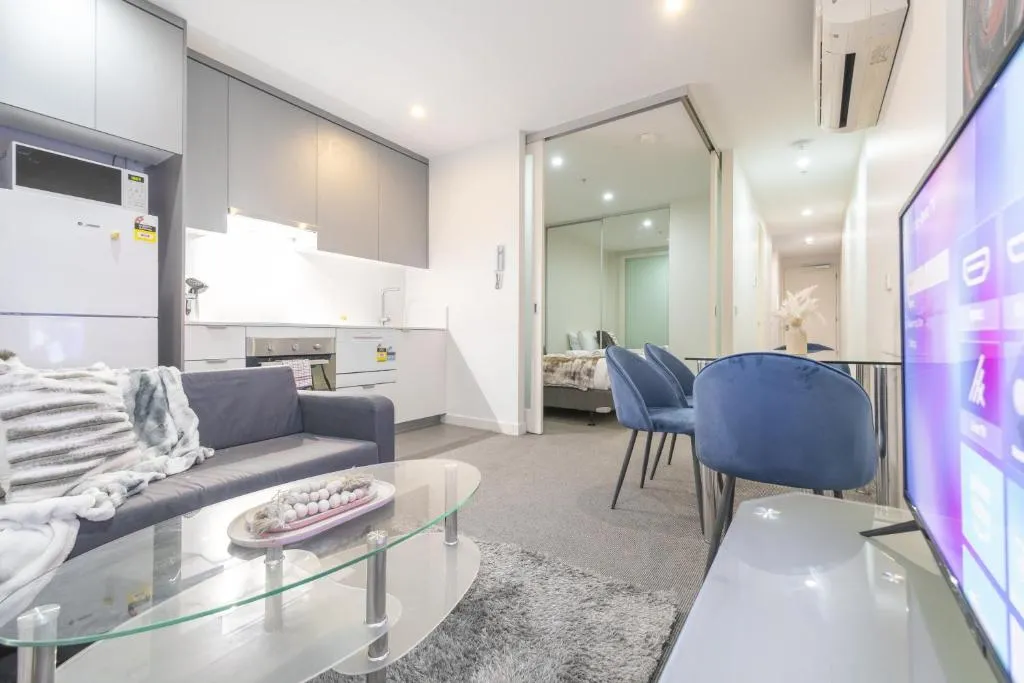 Image of Convenience 2br1ba Apartment Mel Cbd With Study