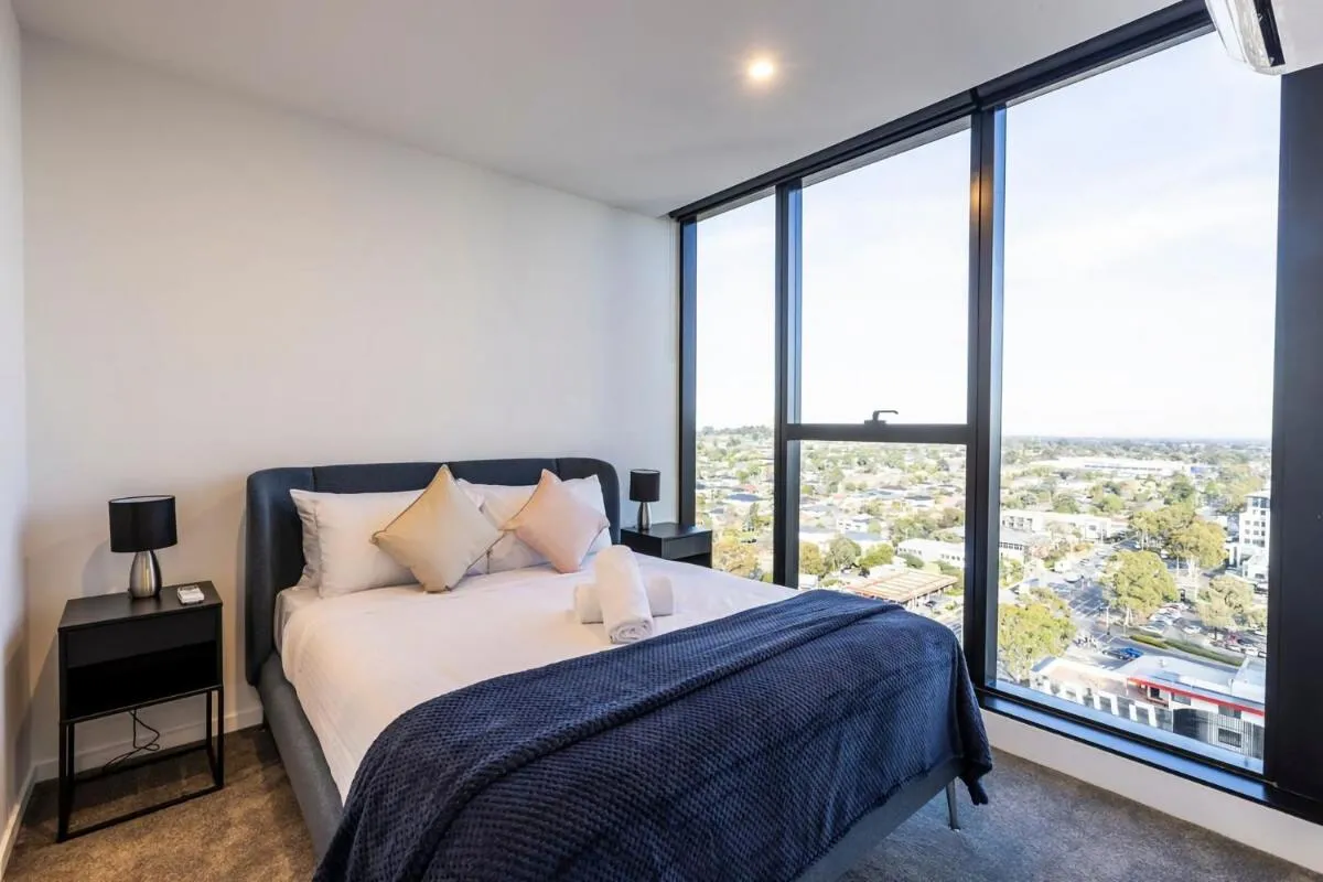 Image 1 of Modern 2BR Abode with Balcony View Gym Access
