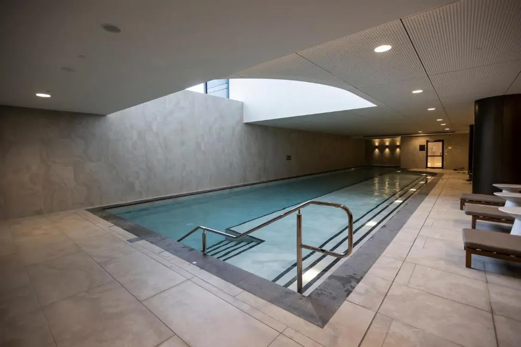 Image of Modern 2BR Abode with Balcony View Gym Access