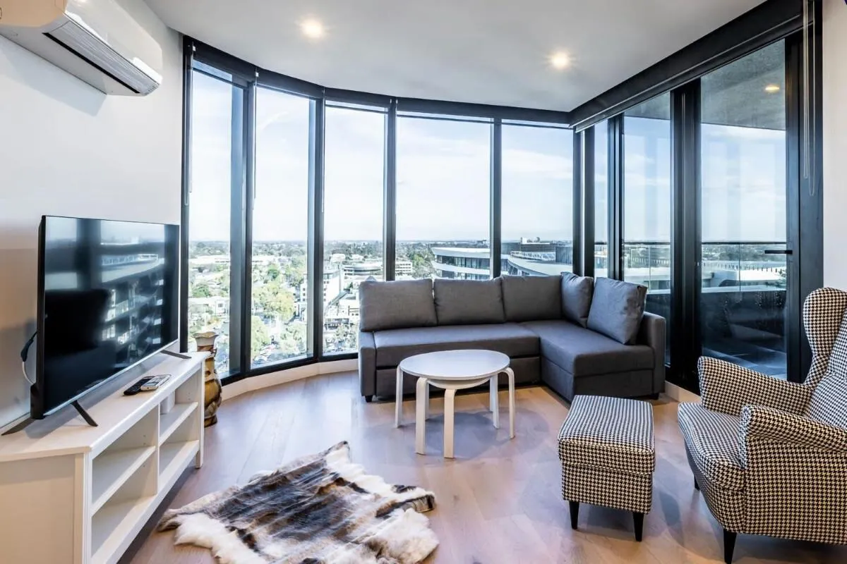 Image 4 of Modern 2BR Abode with Balcony View Gym Access