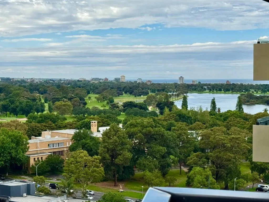 Image of Panoramic View – Albert Park Lake & Shrine Views