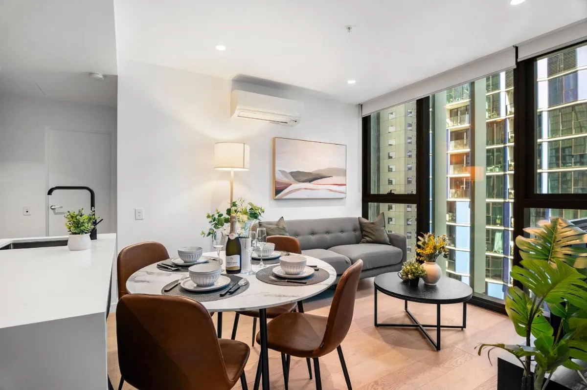Image 1 of Stunning 2BR Apartment in Melb CBD with Pool and Gym