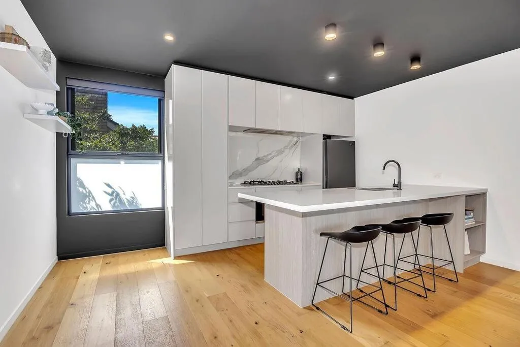 Image 3 of Stylish Three-Story Getaway with Balcony – Clayton