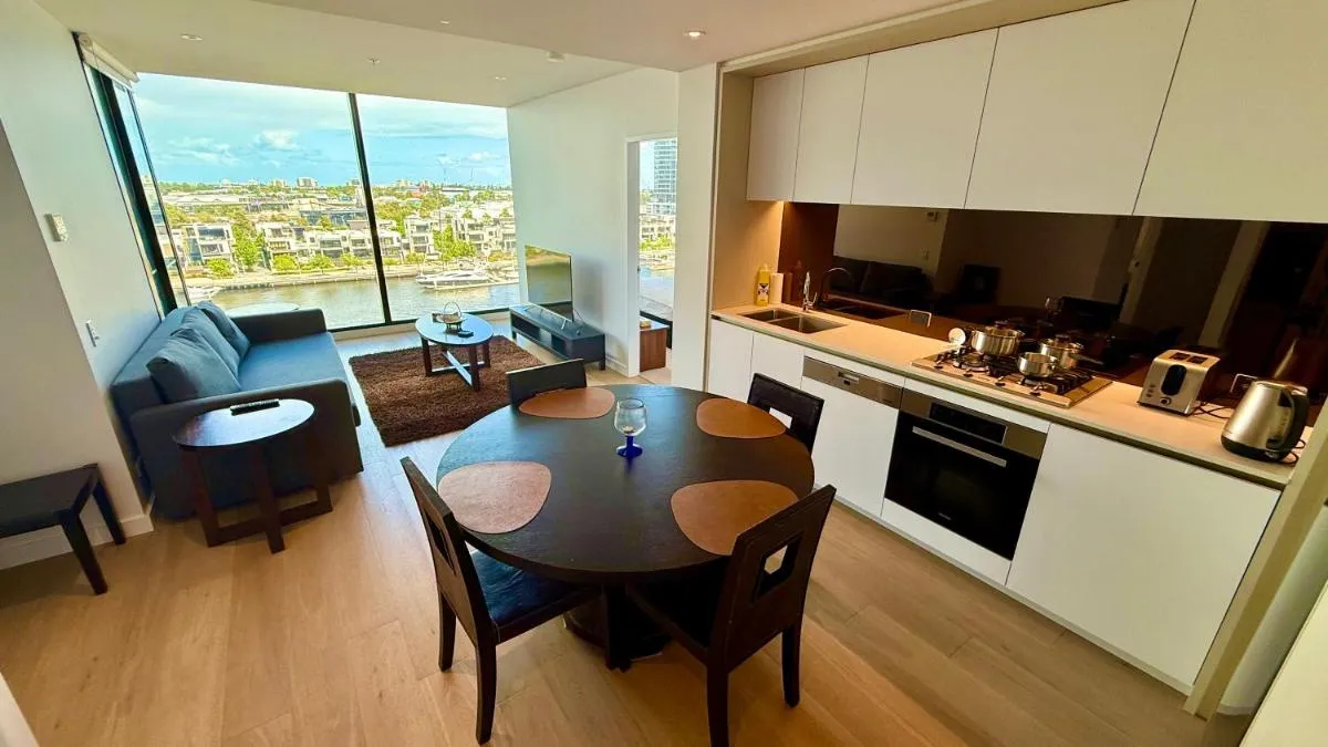 Image 4 of Yarra Accommodation-Private Apartments-Collins Wharf Waterfront, Docklands