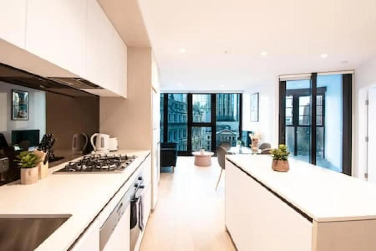 Image 4 of 35D Stunning 2BR Abnb-style Yarra City view Apt with Free parking