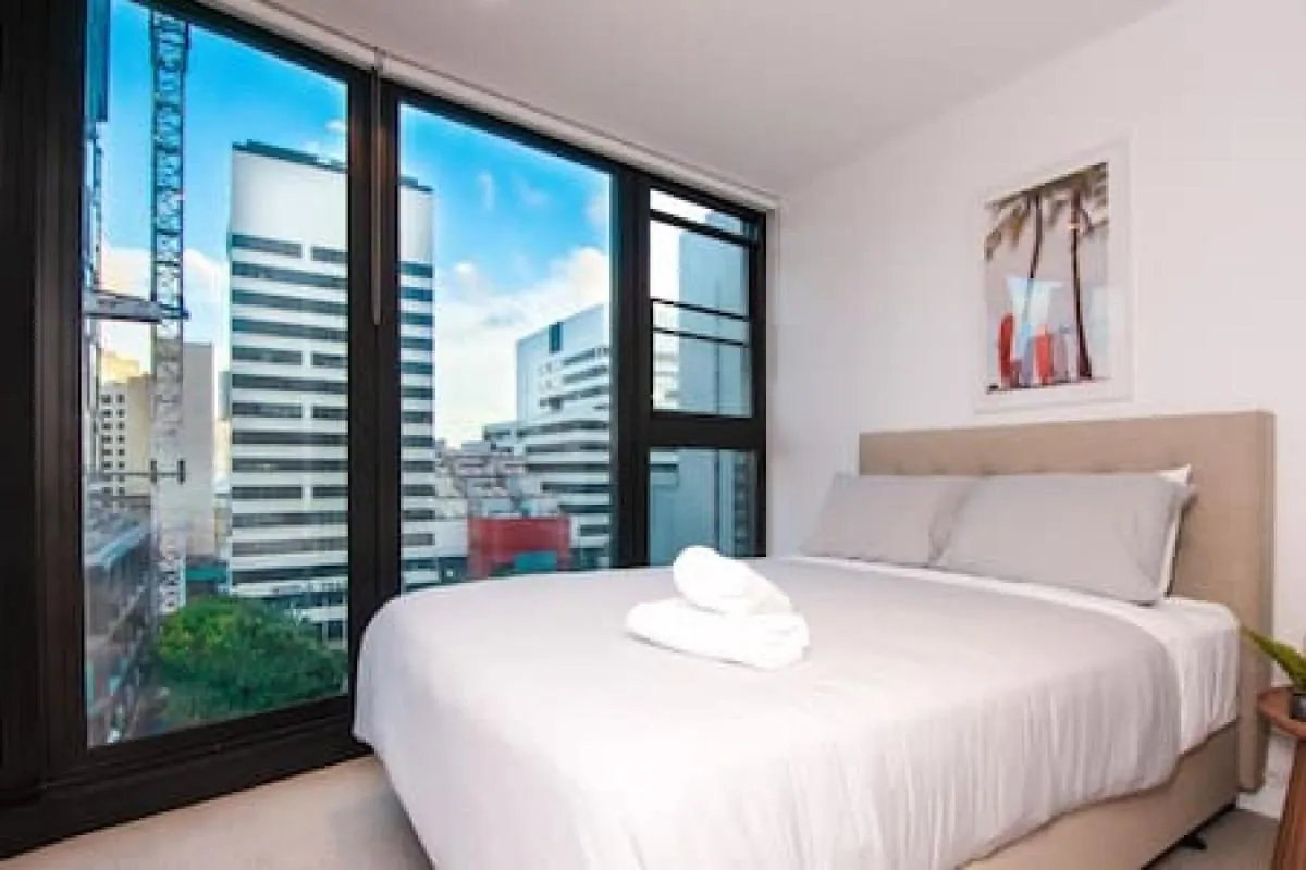 Image 1 of 35D Stunning 2BR Abnb-style Yarra City view Apt with Free parking