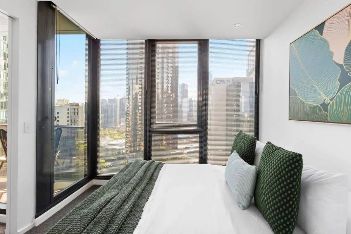 Image 1 of A Modern 2BR Apt with City Views FREE Parking