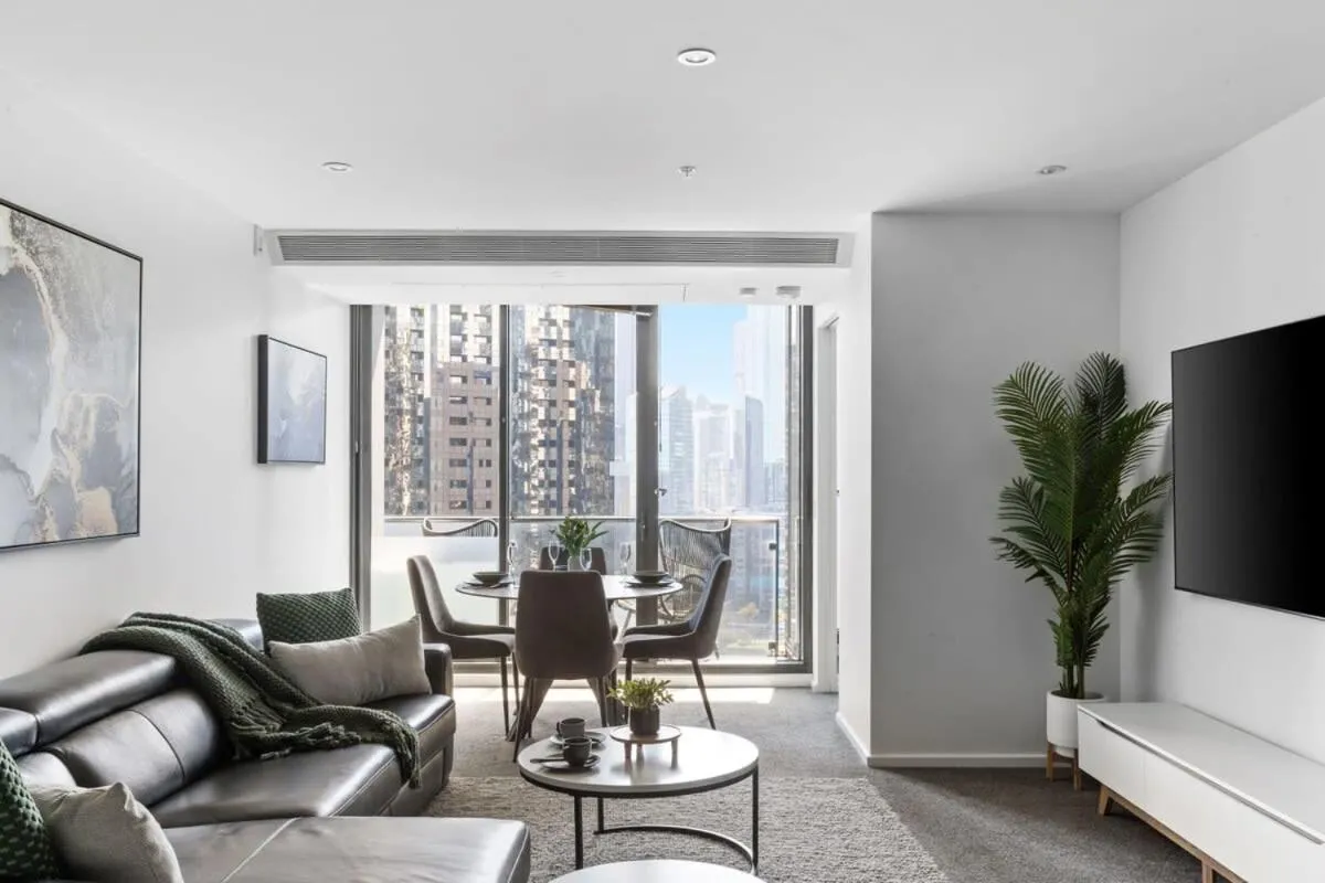 Image 5 of A Modern 2BR Apt with City Views FREE Parking
