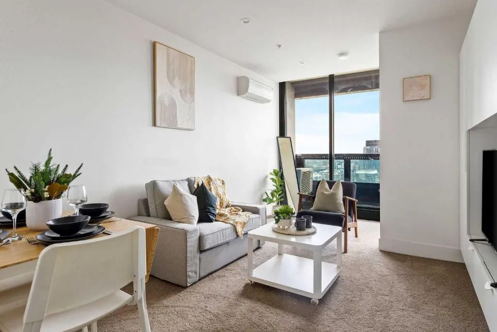 Image of A Modern & Cozy 2BR Apartment with City Views