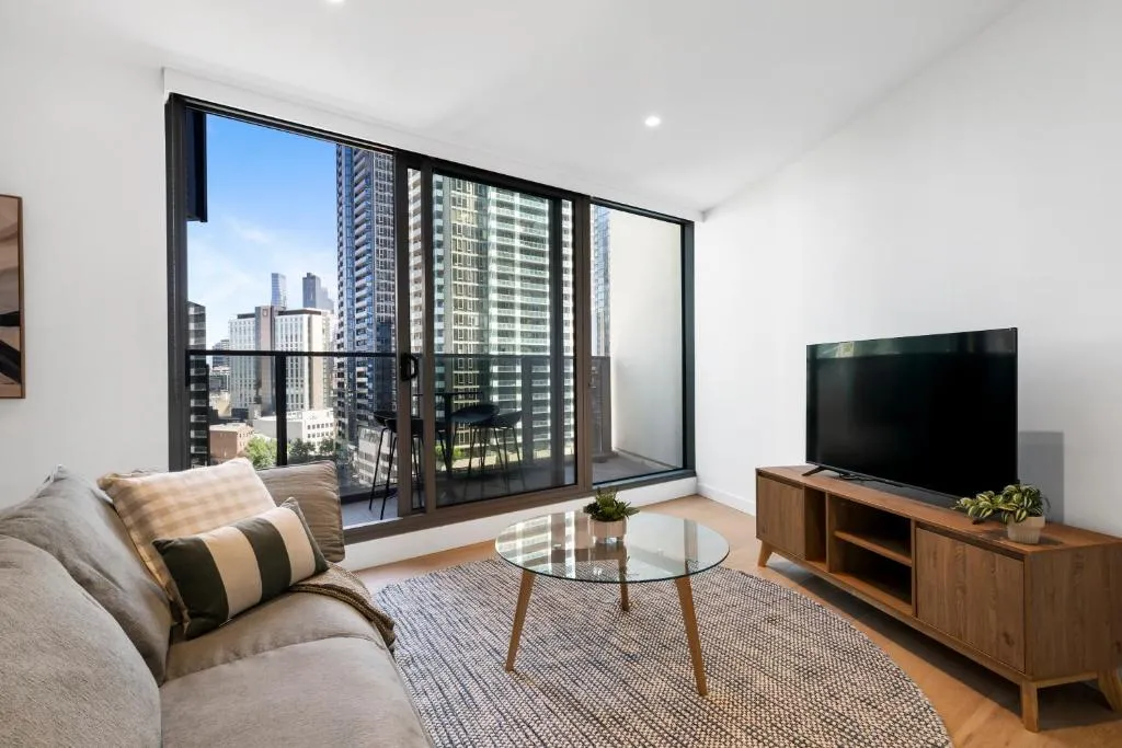 Image of City Center Apt with Separate Office and Lovely Views