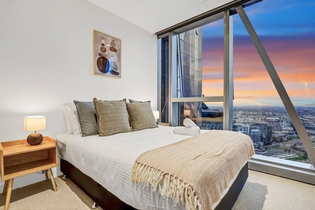 Image 1 of Free Parking Lux Cityscape 3 Bedroom 2 Bath with Pool, Gym, and Sauna