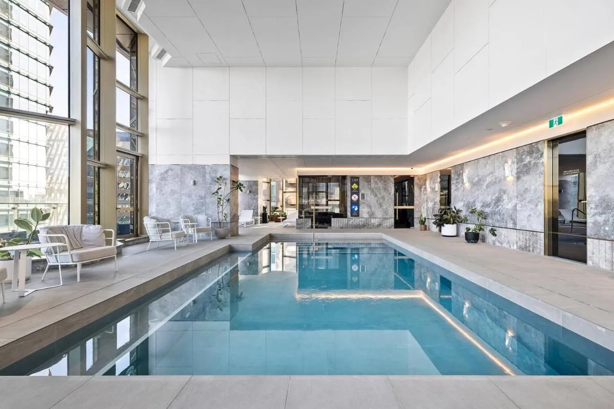 Image 2 of High-End with huge outdoor deck, Heated Pool, Gym,