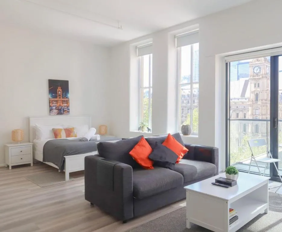 Image of Private Apartment The Clocktower Light and Airy Studio on Bourke St