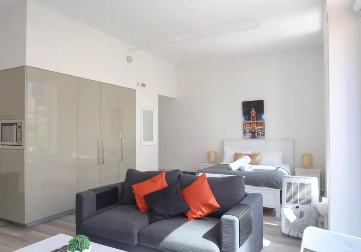 Image 1 of Private Apartment The Clocktower Light and Airy Studio on Bourke St